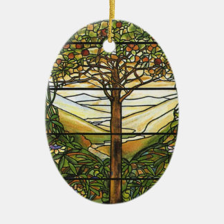 Tree of Life/Tiffany Stained Glass Window Ceramic Tree Decoration