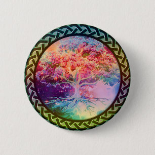 Tree of Life Tranquillity 6 Cm Round Badge