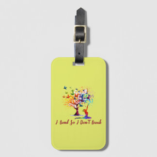 Tree of life, tree, butterfly  luggage tag
