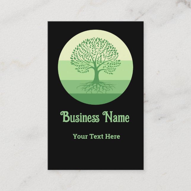 tree of life, tree day business card (Front)