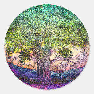 Tree of Life Truth Seeker Classic Round Sticker