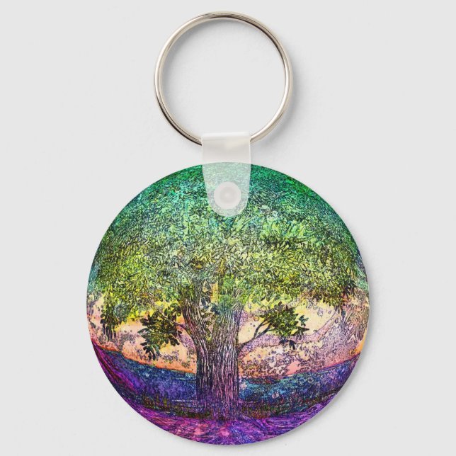 Tree of Life Truth Seeker Key Ring (Front)