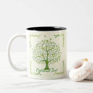 Tree of Life Two-Tone Coffee Mug