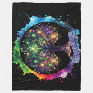 Tree of Life v2 Fleece Blanket