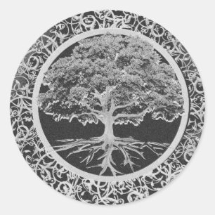 Tree of Life Vigour Classic Round Sticker
