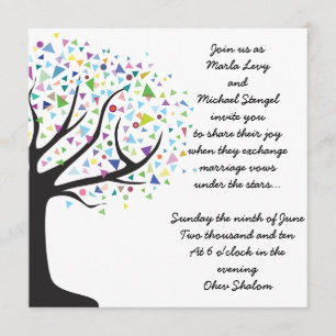 Tree of Life wedding Invitation