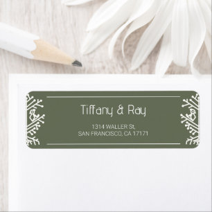 Tree of Life Wedding Return Address Label
