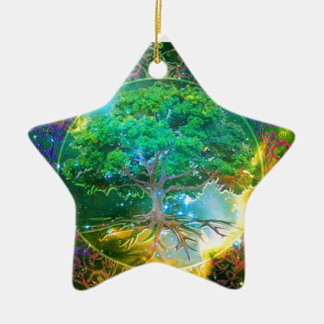 Tree of Life Wellness Ceramic Tree Decoration (Front)