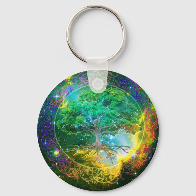 Tree of Life Wellness Key Ring (Front)
