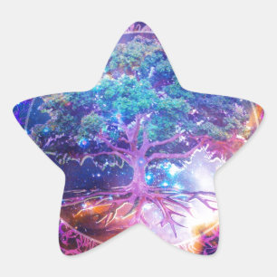 Tree of Life Wellness Star Sticker