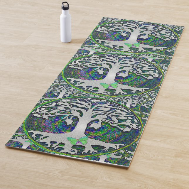 Tree of Life with Butterfly Yoga Mat (In Situ)