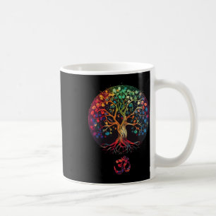 Tree Of Life With Om Symbol Yoga Coffee Mug