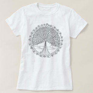 Tree of Life Women's Colour Me T-Shirt