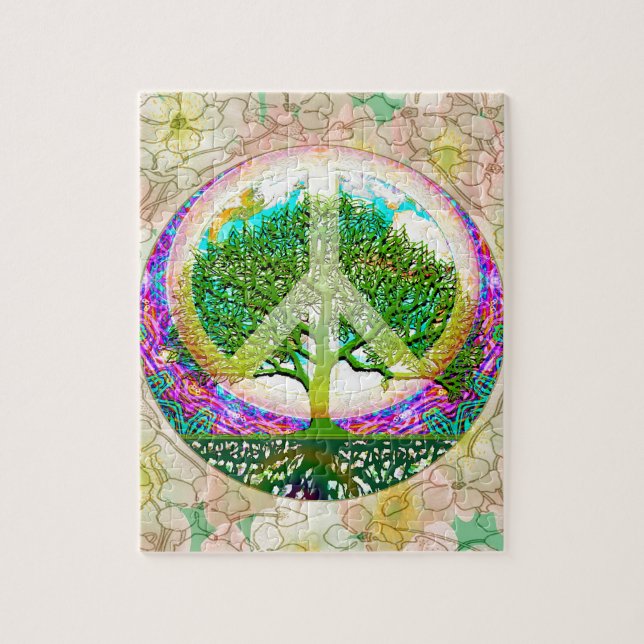 Tree of Life World Peace Jigsaw Puzzle (Vertical)