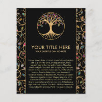 Tree of life - Yggdrasil - colourful leaves
