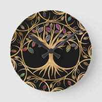 Tree of life - Yggdrasil - colourful leaves