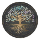 Tree of life - Yggdrasil - Gold & Painted Texture