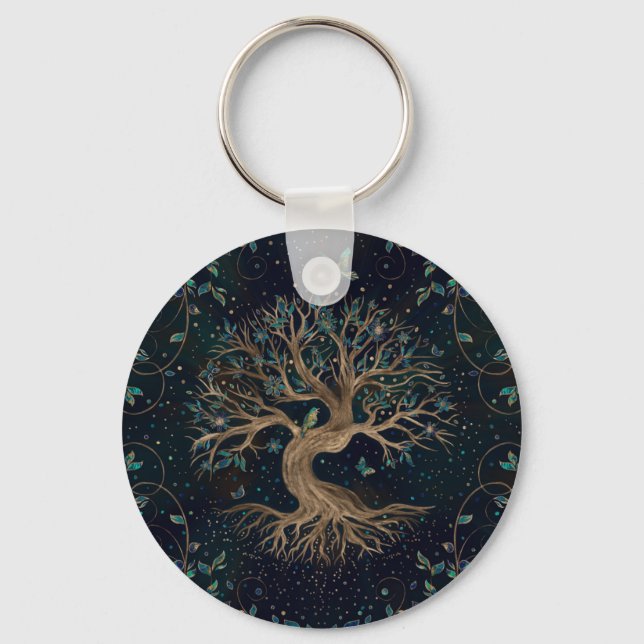 Tree of Life - Yggdrasil Key Ring (Front)