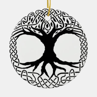Tree of Life Yggdrasil Norse wicca mythology Ceramic Tree Decoration