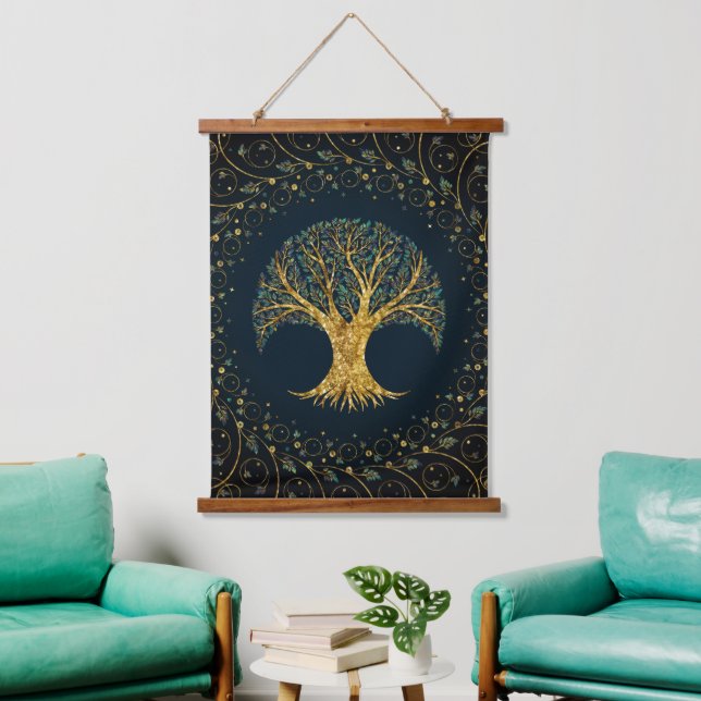 Tree of life - Yggdrasil  Ornament Hanging Tapestry (Living Room)