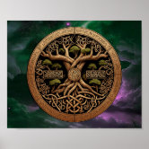 World Tree Yggdrasil Poster Print