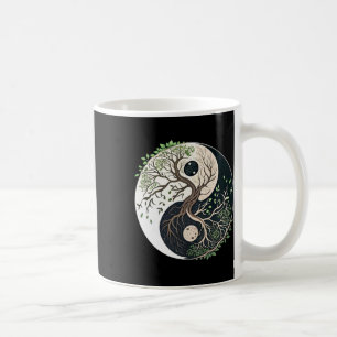 Tree Of Life Yin Yang Yoga Nature Lance Art  Coffee Mug