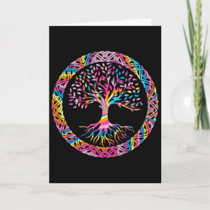 Tree Of Life Yoga Chakra Astrology Yggdrasil Celti Card