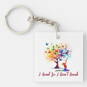 Tree of life, yoga DNA, Genetic Biologist Science Key Ring