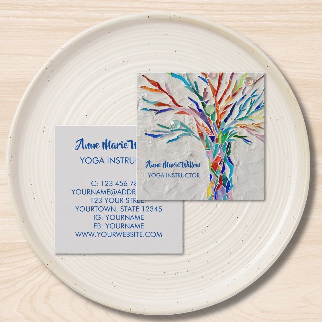 Tree Of Life Yoga instructor Business Card (Creator Uploaded)