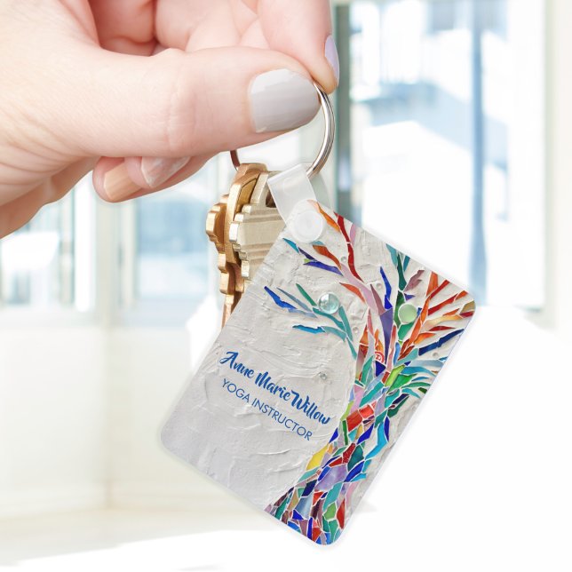 Tree Of Life Yoga Instructor  Key Ring (Creator Uploaded)