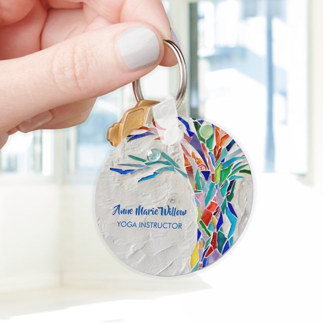 Tree Of Life Yoga Instructor  Key Ring (Creator Uploaded)
