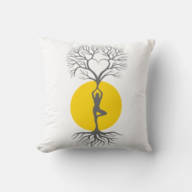 Tree of Life Yoga pillow (Front)