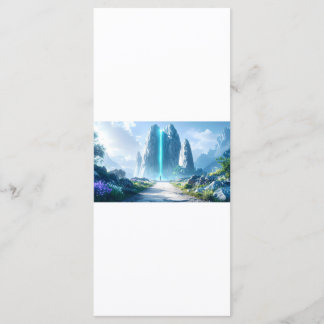 Tree of Life Zen 4 in x 9 in Flat Menu Card