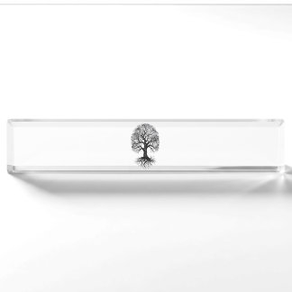 Tree of Life Zen Desk Nameplate