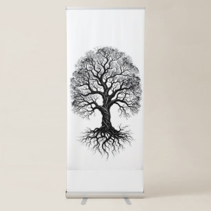 Tree of Life Zen Retractable Banner