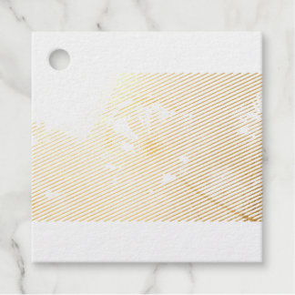 Tree of Life Zen Square Foil Favour Tags