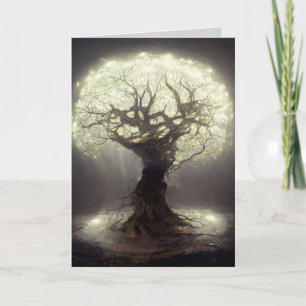 Tree of Light Serenity Greeting/Note Card