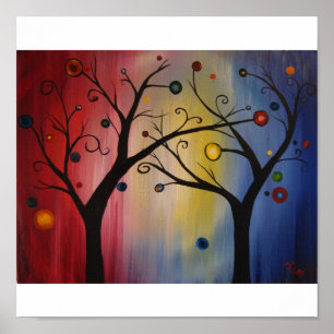 Tree of lights poster