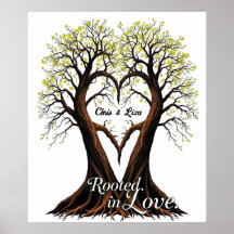 Tree of Love Romantic Nature Art 
