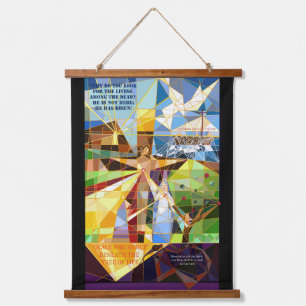 Tree of our salvation Jesus and Mary Hanging Tapes Tapestry