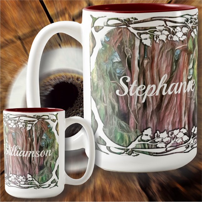 Tree of Tule Oaxaca OAX1 Two-Tone Coffee Mug (Creator Uploaded)