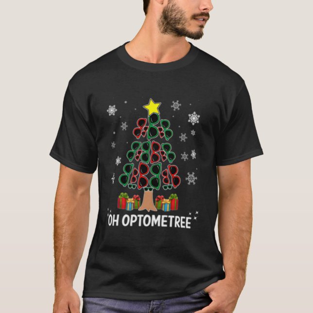 Tree Oh Optometree Optometry Glasses T-Shirt (Front)