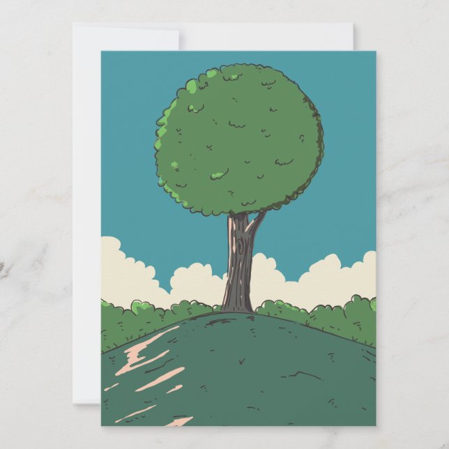 Tree on a hill (Front)