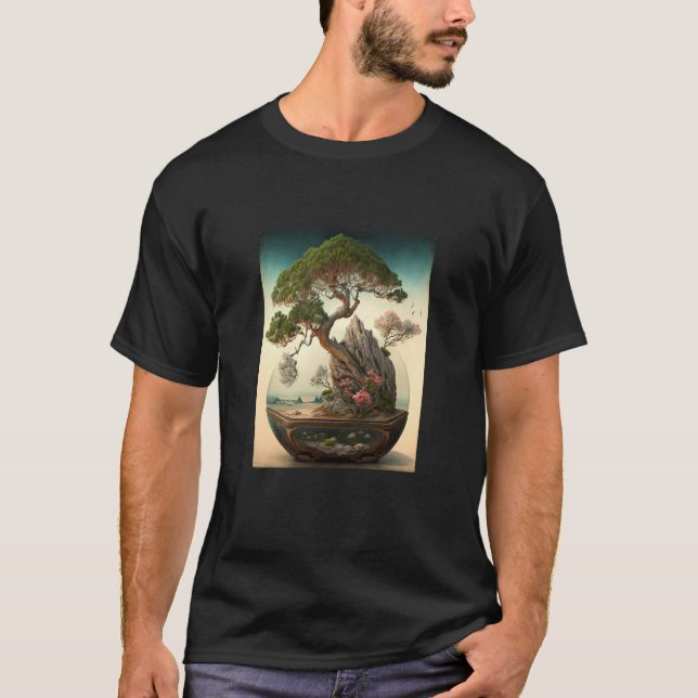 Tree Painting Tree Miniature T-Shirt (Front)