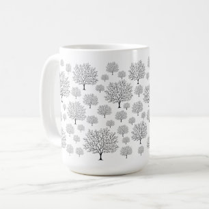 Tree Pattern Coffee Mug
