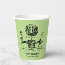 Tree Personalised Family Reunion Paper cup 2