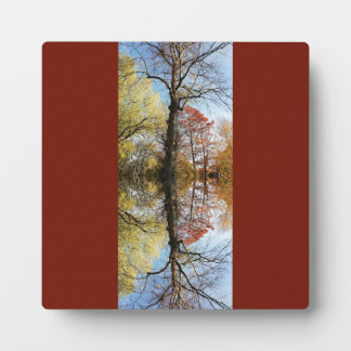 Tree photo mirrored plaque