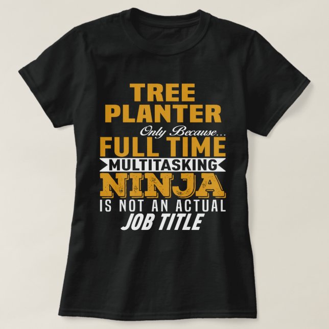 Tree Planter T-Shirt (Design Front)