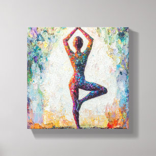 Tree Pose Canvas Art