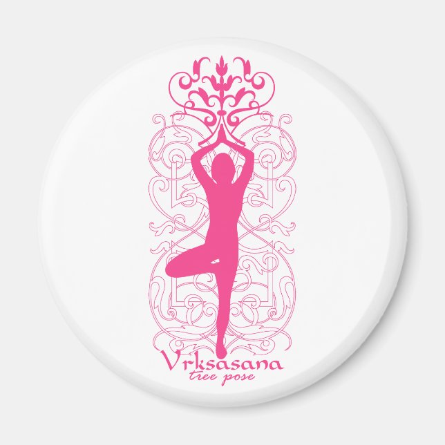 Tree Pose Magnet (Front)